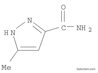 Molecular Structure of 4027-56-9 (5-methyl-1H-pyrazole-3-carboxamide)